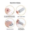 2024 Silicone Garlic Peeler,Garlic Skin Remover Roller Tube,Easy Quick to Peeled Garlic Cloves Roller Tube,Useful Garlic Peeling Kitchen Tool (2PC) view 4