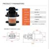Durable Electric Water Pump DC 12V 70 PSI 3.5L/min Black High Pressure Diaphragm Water Sprayer Car Wash 12V view 4