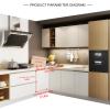 2 Tier Blind Corner Cabinet Pull Out Organizer, Rotating Slide Out Kitchen Cabinet Organizer, Stainless Steel High-Capacity Hidden Corner Storage Shelf, Pull Out to The Right view 2