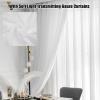 SUZEPER Modern Beauty Salon Privacy Partition Curtain, Wall Mounted U-Shape Room Divider, Metal Support Wall Mounted Curtains for Fitting Room Hospital(L78.7xH78.7in, Gold+Purple) view 4
