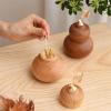 SABALON Toothpick Box Toothpick Holder Desktop Toothpick Box for Home Living Room and Restaurant Creative Gourd Toothpick Jar Cotton Swab Storage Box Toothpick Dispenser(A) view 4