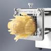 200W Electric French Fry Cutter, Commercial Stainless Steel Potato Chipper, with 8mm&10mm&12mm Blade, Professional Electric Potato Chip Cutter, Household Potato Slicer, for Onions, Carrots, Cucumbers view 2