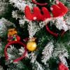 Kichvoe Round Christmas Ornament Caps Plastic Christmas Replacement Ornament Hangers Caps for Christmas Tree Glass Porcelain Ceramic DIY Decor Golden- About 200PCS view 3
