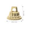 Kichvoe Round Christmas Ornament Caps Plastic Christmas Replacement Ornament Hangers Caps for Christmas Tree Glass Porcelain Ceramic DIY Decor Golden- About 200PCS view 4