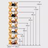 Tall Shoe Rack, Shoes Rack for Entrance, Multi-Layer Stackable Shoe Rack, Foldable Shoe Rack, Narrow Shoe Rack for Space Saving Shoe Storage, DIY Combination, Toolless Installation view 2