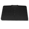 Silicone Dish Drying Mat, Self Draining Heat Pad with Strong Grip for Countertop Dishes, Fruits, Vegetables (Black) view 3