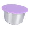Stainless Steel Reusable Coffee Capsule Cup High Filtering Accuracy for Coffee Lovers (Violet) view 4