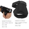 SASKATE Wrist Flashlight Holster, Diving Torch Arm Mount Holder, Thickened Nylon Sturdy Holster for Diving view 4