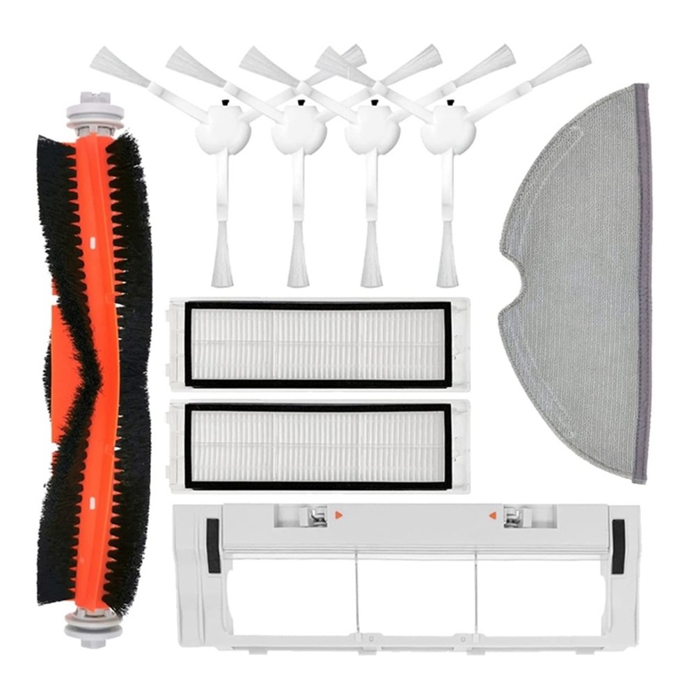 HNGHBRDF Main Brush Edge Brush Filter Replacement AccessoriesCompatible for Dream F9 Robot Vacuum Cleaner