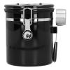 1.5L Coffee Beans Sealing Coffee Beans Jar, Sealing Container Coffee Beans Jar, Sealing Container Jar Canister Container 304 Stainless Steel with Exhaust Valve and Spoon for Home view 1