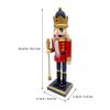Veemoon Desktop Nutcracker Ornament Traditional Christmas Decor for Festive Tabletop and Shelf Display Adorable Royal Soldier Design Holiday view 2