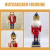 Veemoon Desktop Nutcracker Ornament Traditional Christmas Decor for Festive Tabletop and Shelf Display Adorable Royal Soldier Design Holiday view 4