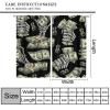 AAVEUP Banknote Blackout Curtains for Bedroom,Cartoon 3D Skeleton Dollar Bill Money Window Drapes Print for Kids Boys Living Room 52x84in view 3