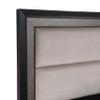 Beautiful 1Pc Black Brown Finish Queen Size Panel Bed Solid Wood Wooden Bedroom Furniture view 4