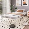 Ferlizer Folding Bed with Mattress 31" Space-Saving Guest Cot, White view 2