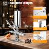 Liffshsy Churro Maker Manual Donut-Filling Machine, 5L Stainless Steel Doughnut Filler with Long and Short Nozzle, Fruit Donut Filling Machine for Kitchens view 2