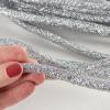 Factory Direct Craft Glittered Silver Rope Garland - Sparkling Wired Rope Garland for Christmas, Weddings and Special Events (29 Total Feet, 2 Pieces 14-1/2 feet Each) view 4