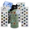 BlueTrail 50 States Water Bottle with Stickers - 32 oz Insulated Stainless Steel, Upgraded Leak-Proof Lid, UV & Waterproof Permanent Stickers, Laser Engraved 50 States of the USA (Pale Mint) view 1