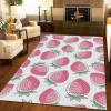 2x4 Runner Rug 3D Pink Strawberry Rugs for Entryway, Cute Fresh Fruit Irregular Washable Kitchen Rugs Soft Non Slip Anti Fatigue for Sink Laundry Indoor Hallways view 2