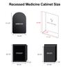 Arched Medicine Cabinet with Mirror,Recessed Medicine Cabinet for Bathroom view 3
