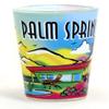 Palm Springs California Neon Rainbow Shot Glass view 1