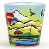 Palm Springs California Neon Rainbow Shot Glass view 2