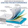 California King Mattress 12 Inch, Gel Memory Foam Mattresses, Hybrid Mattress in a Box with Pocket Spring, Comfortable Medium Firm Mattresses, Motion Isolation, Pressure Relief, CertiPUR-US Certified view 4