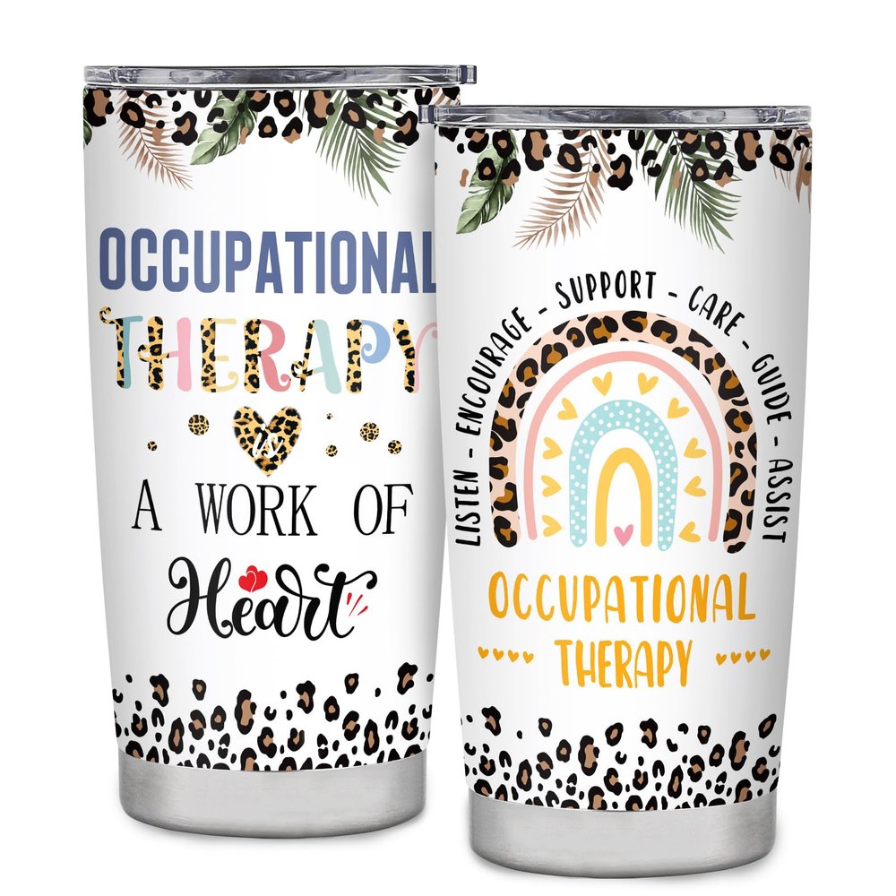 ZAHUOMUG Occupational Therapist Gifts Tumbler,Gifts for OT On Occupational Therapist Week,Travel Coffee Tumbler Mug 20oz