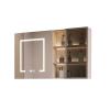 AYHARYLH Mirrored Medicine Cabinets for Bathroom with LED Lights,Defog & Dimmable Bathroom Mirror with Storage, Vanity Mirror Cabinet with Lights & Brightness Adjustment,recessed Medicine Cabinets view 1