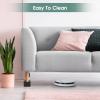 PZLVAME 4 Pack Bed Risers 3 Inch Heavy Duty Elephant Feet Chair Raiser Square Bed and Furniture Risers Lift Sofa Table Chairs Leg Risers for Table Desk Bed Sofa Black Color view 4
