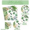 96 Pcs Snake Birthday Party Supplies Reptile Jungle Swamp Snake Plates and Napkins Tableware Sets Reptile Party Decorations Favors for Kids Camping Alligator Wilderness Wildlife Theme Decor,Serves 24 view 3
