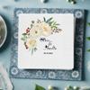 Custom Wedding Napkins, Personalized Napkins for Party, Floral Wedding Napkin, Bridal Shower Couples Engagement Party Napkin, Custom Napkins - Perfect for Weddings, Engagements and Anniversaries view 1