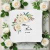 Custom Wedding Napkins, Personalized Napkins for Party, Floral Wedding Napkin, Bridal Shower Couples Engagement Party Napkin, Custom Napkins - Perfect for Weddings, Engagements and Anniversaries view 3