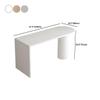 KWOKING Wood Top Double Pedestal Dining Table Bar Table for Island -Without Chairs Solid Wood Island Dining Table Kitchen Bar Table Living Room Wall Partition High Table Grey 47.2"L x 23.6"W x 29.5"H view 2