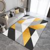 2x3 Rug Gold Gray Black Irregular Washable Rugs, Light Luxury Abstract Geometric Stripe Art Laundry Room Carpet Non Slip Throw Rugs for Bathroom Kitchen Sink Front Door Bedroom Bedside view 3