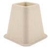 Furniture Raisers Heavy Duty Bed Lifters Elephant Feet Plastic Sofa Chair Desk Raisers Made of Polypropylene Sturdy Structure for Table Bed Chair or Other Furniture Set of 4 Raisers 16 x 15 cm view 4