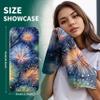GAIIIIYOU Fireworks Hand Towels for Bathroom Abstract Painting Kitchen Towel Decorative Microfiber Guest Towel Set of 2 view 2