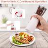 YMGSCC Electric Pepper Grinder Spice Mill Automatic Salt and Pepper Shaker Coffee Grinder with LED Light Set Adjustable Ceramic view 3
