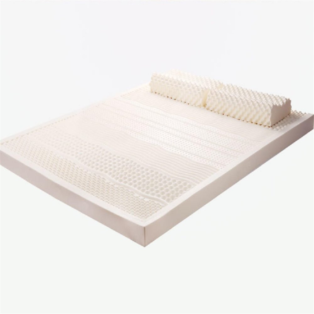 BIRJXVTO Thailand 100% Natural Latex Mattress Natural Latex Mattress Home Single Double Mats with Cover Twin Full Size,Thickness 10cm,90x185cm