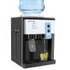 Top Loading Countertop Water Cooler Dispenser, 5 Gallon Hot and Cold Water Dispenser Freestanding Water Dispenser Hot & Cold and Room Temperature Water for Home Office, Studio Use (European White) view 1