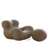ZOLPD Leisure Sofa Chair,Minimalist Living Room Lazy Sofa Single Seat Creative Hydrangea Lounge Chair,Modern Accent Chair Lazy Couch for Living Room, Bedroom, Reading Room (D, Small) view 1