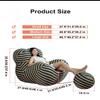 ZOLPD Leisure Sofa Chair,Minimalist Living Room Lazy Sofa Single Seat Creative Hydrangea Lounge Chair,Modern Accent Chair Lazy Couch for Living Room, Bedroom, Reading Room (D, Small) view 2