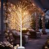 Miyukyee 1224 LED Lighted Birch Tree, 7 FT White Christmas Tree view 3