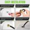 8FT Dehumidifier Drain Hose 3/4" FHT,Leakproof Dehumidifier Hose with Rustproof Durable Connector,Thickened drain hose for dehumidifier indoor,Perfectly Compatible with Most Brands of Dehumidifiers view 4