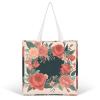 NQLYUT Tote Bag Laptop Handbag Mother's Day Bouquet Grocery Bag Canvas Shoulder Bag Crossbody Bag for Travel view 1