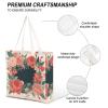 NQLYUT Tote Bag Laptop Handbag Mother's Day Bouquet Grocery Bag Canvas Shoulder Bag Crossbody Bag for Travel view 4