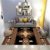 YJDRUG Traditional Southwestern Style Area Rug,3x4ft, Country Decor Area Rug, Traditional Southwestern Style Home Decor Rug, Non-Slip Washable Rug for Living Room, Bedroom, Dining Room, Office view 2
