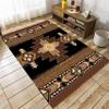 YJDRUG Traditional Southwestern Style Area Rug,3x4ft, Country Decor Area Rug, Traditional Southwestern Style Home Decor Rug, Non-Slip Washable Rug for Living Room, Bedroom, Dining Room, Office view 3