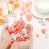 PATIKIL 120 Pieces Vase Fillers Pearls, 14/20/30 mm Vase Filler Pearl Bead Vase Centerpieces Floating Pearl Bead with Hole for Vase Decoration, Gold/Red view 3