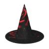 AOLXDE Red And Roses Halloween Witch Hats Unique Portable Party Headdress Festive Headwear Witch Decor view 1